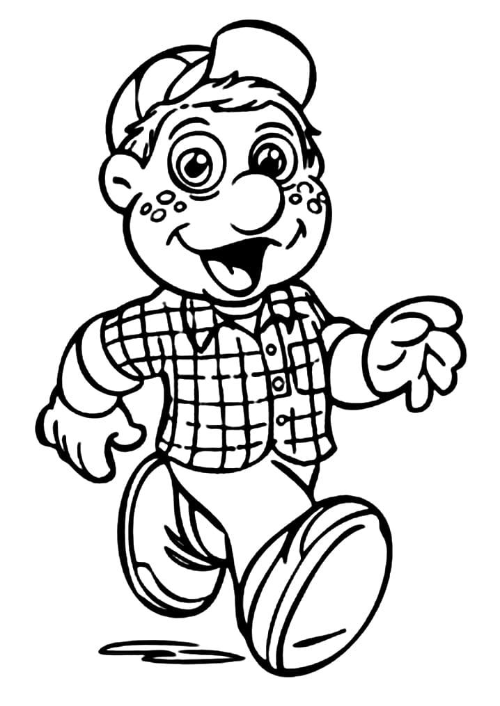 Desenho Julio Cocorico Para Colorir