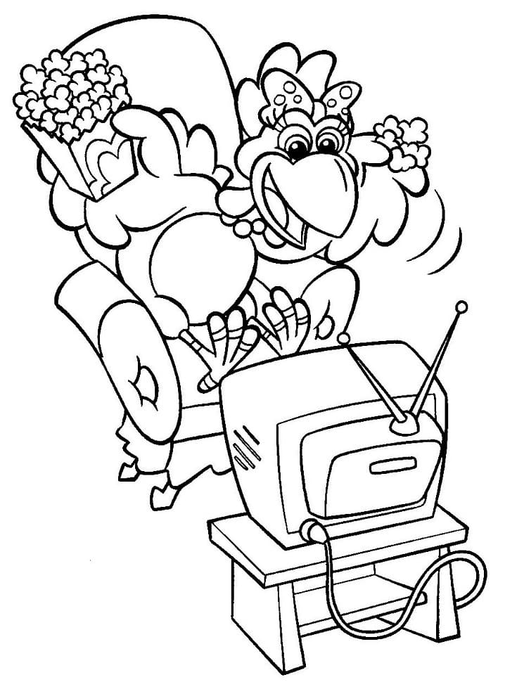 Desenho Lilica De Cocorico Para Colorir
