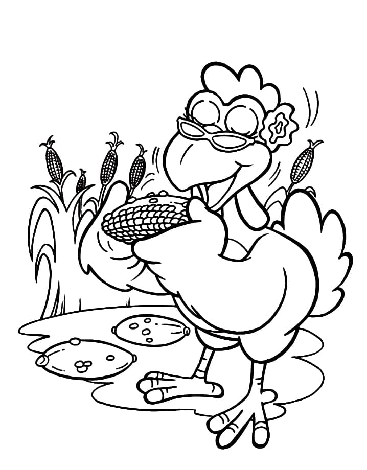 Desenho Zaza Para Colorir