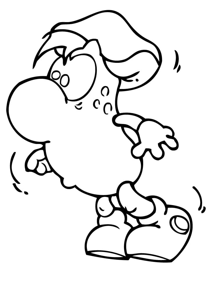 Desenho Homem Cogumelo Para Colorir