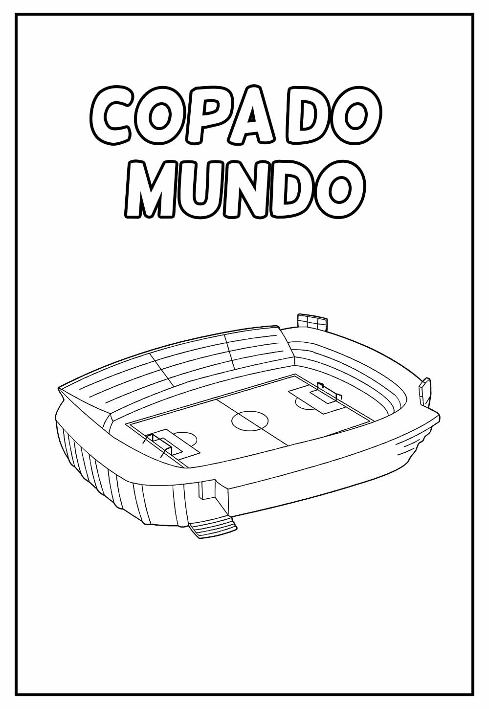 Copa do Mundo para Colorir