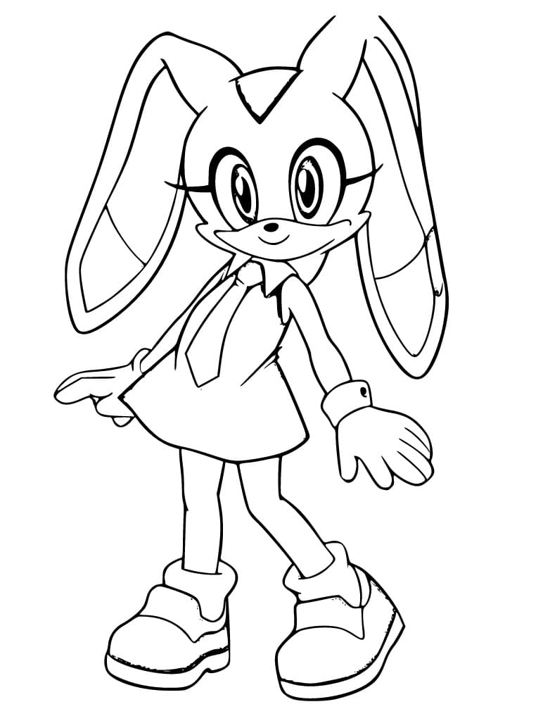 Desenho De Cream The Rabbit Imprimivel Para Colorir