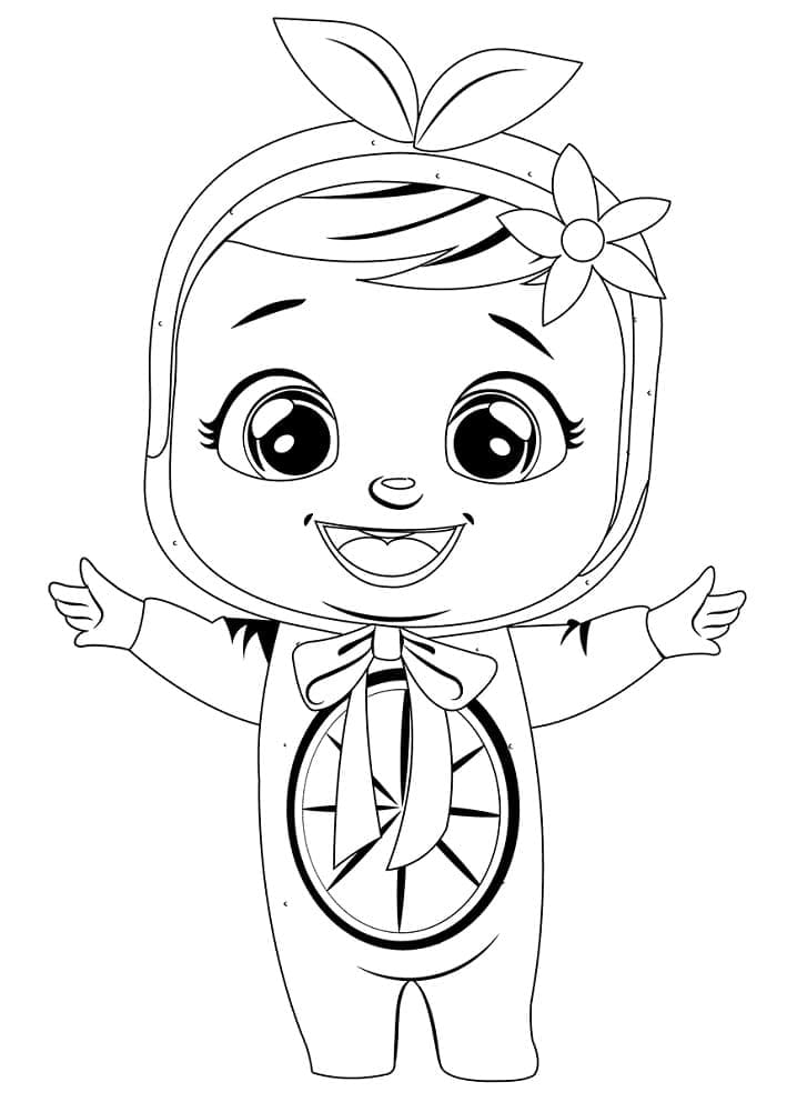 Desenho De Lem Cry Baby Para Colorir