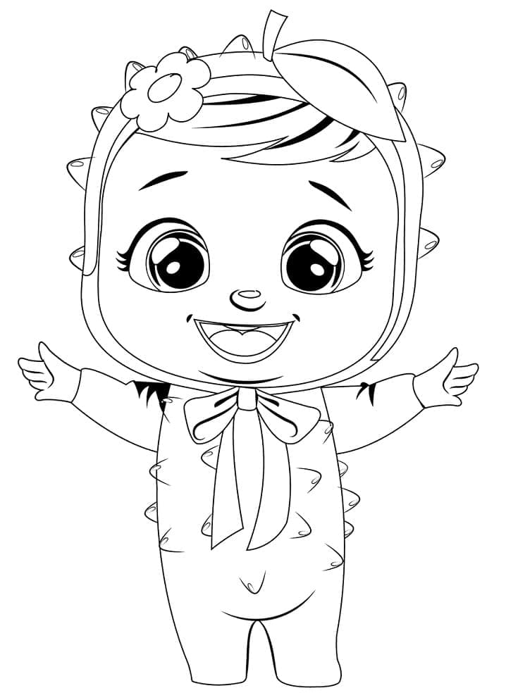 Desenho De Lexi Cry Baby Para Colorir
