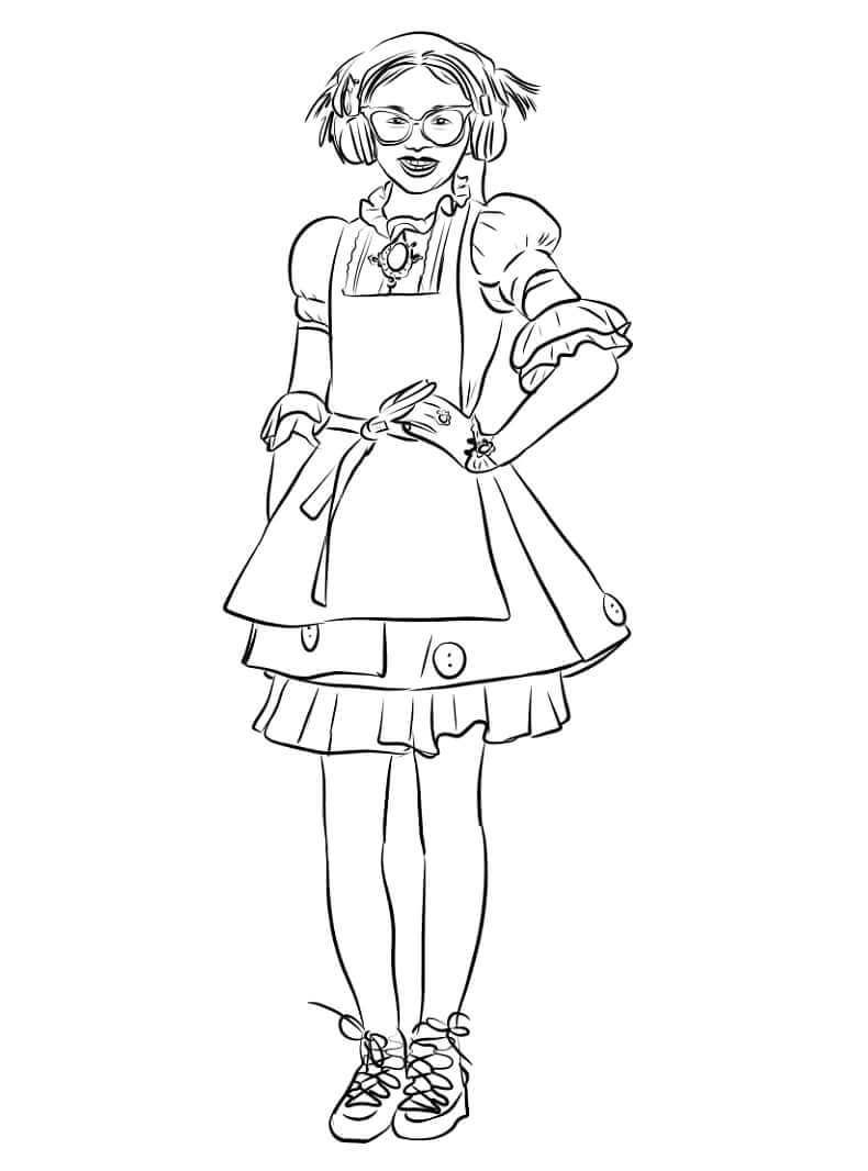 Desenho Dizzy De Descendentes Para Colorir