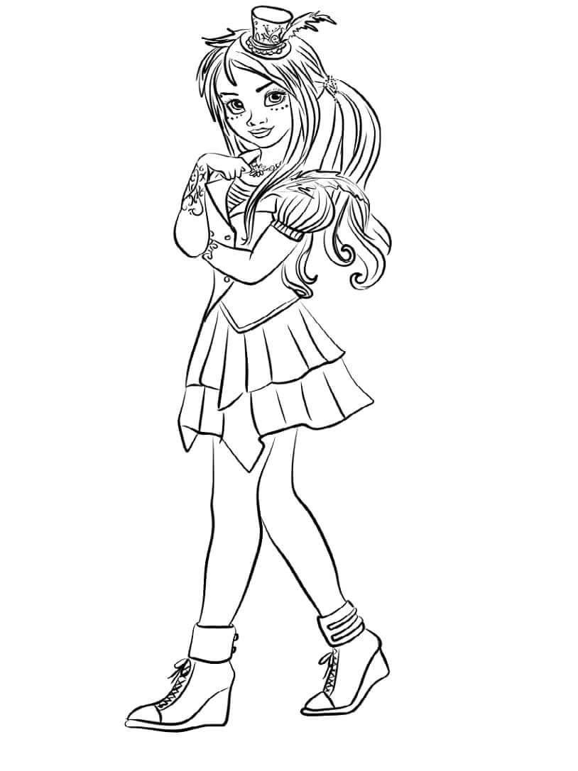 Desenho Freddie De Descendentes Para Colorir