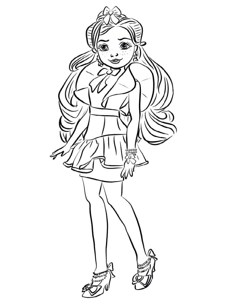 Desenho Jane De Descendentes Para Colorir