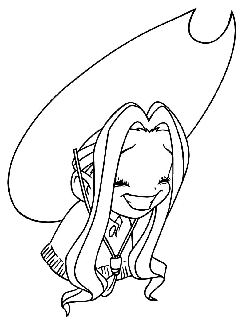 Desenho De Mimi Tachikawa De Digimon Para Colorir