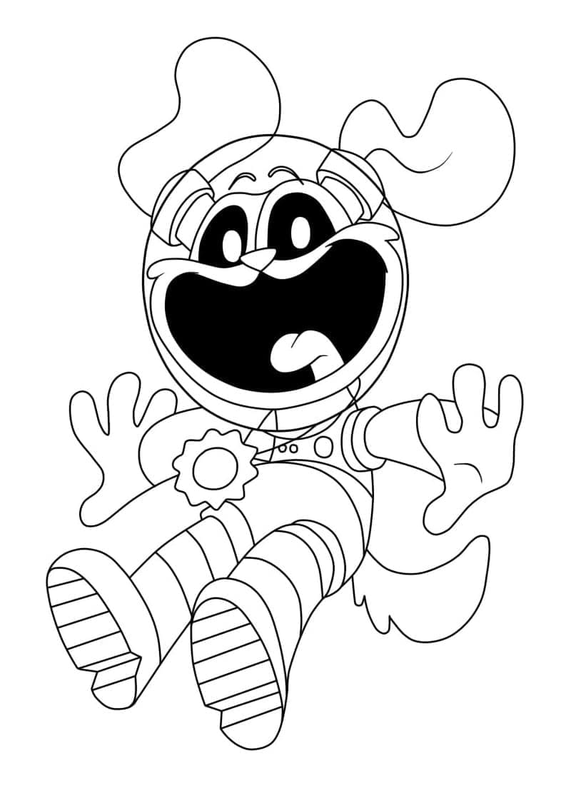 Desenho De Dogday De Desenho Animado Para Colorir