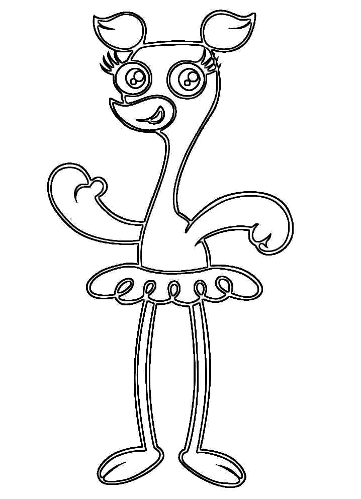 Desenho Anabella De Doki Para Colorir