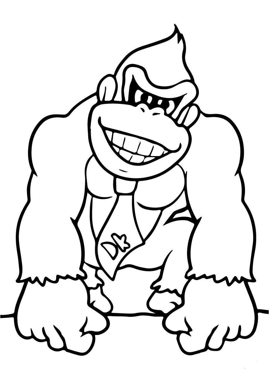 Donkey Kong para Colorir