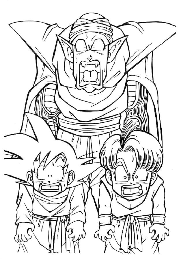 Desenhos De Dragon Ball Z Imprimivel Para Colorir
