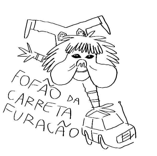 Desenho De Fofao grátis Para Colorir