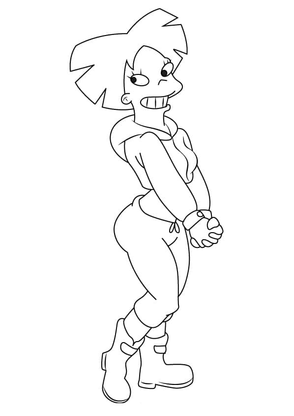 Desenho Amy Wong Para Colorir