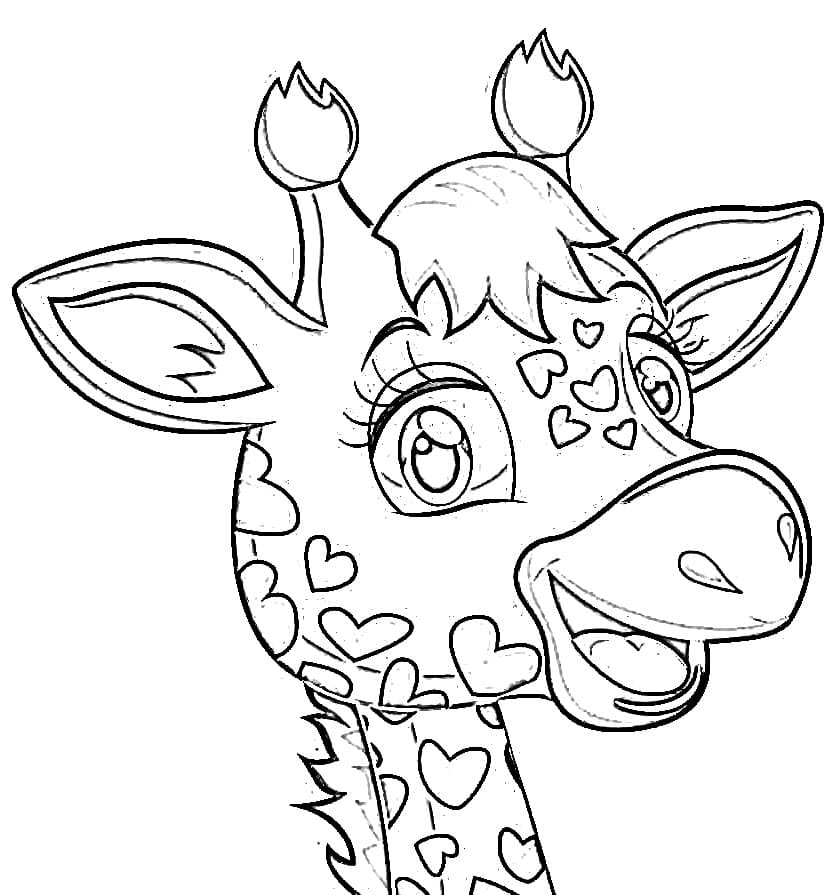 Desenho Giramille Sorrindo Para Colorir