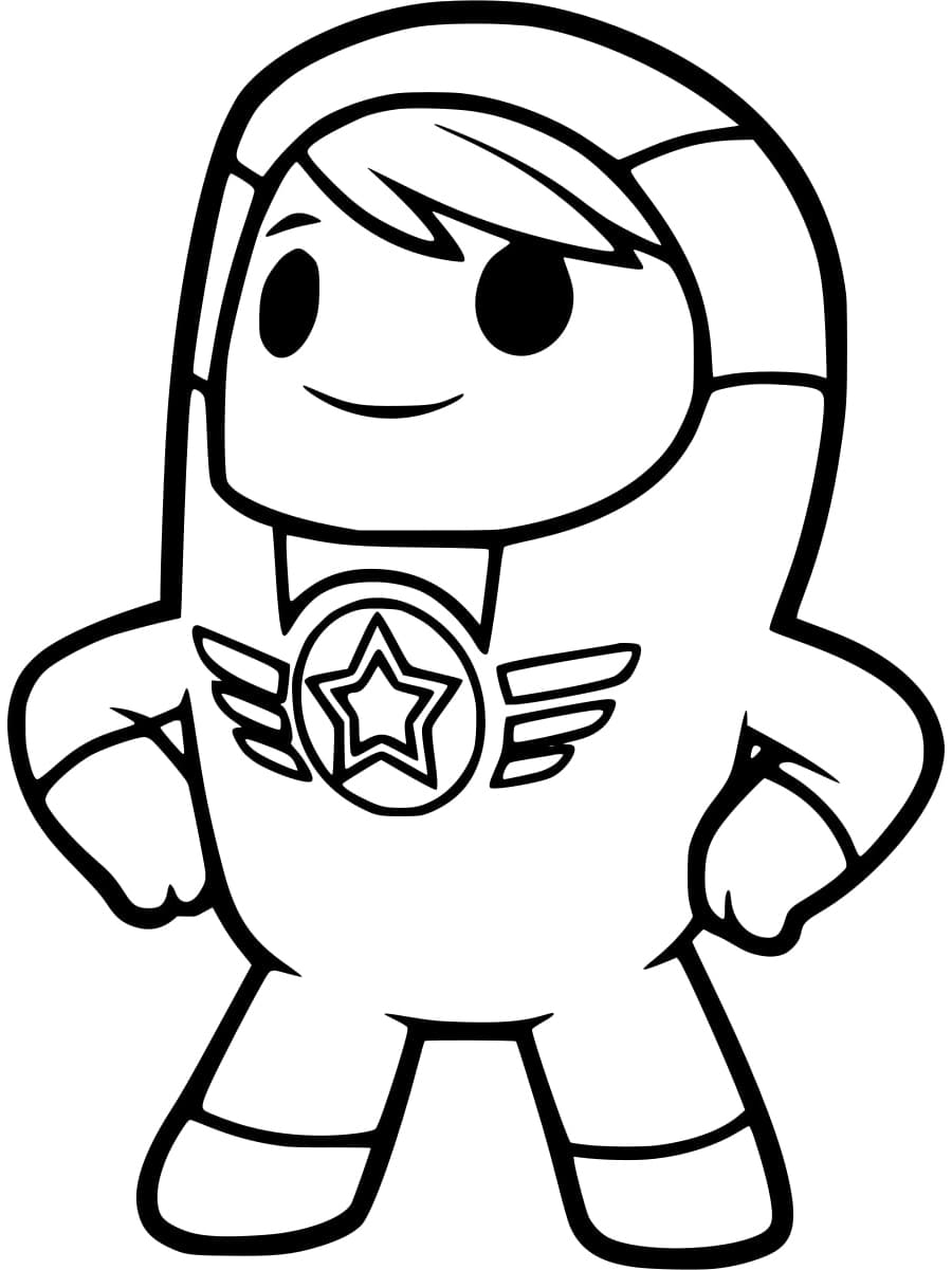 Desenho De Xuli De Go Jetters Para Colorir