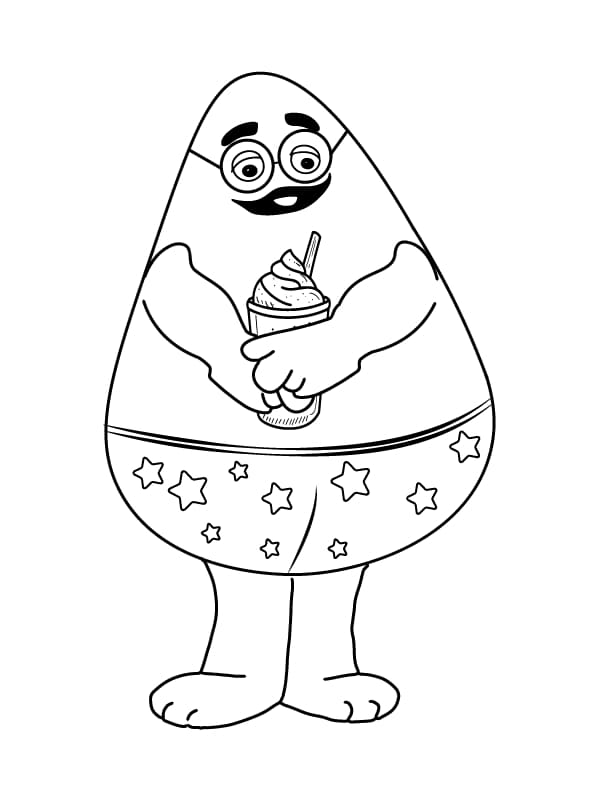 Desenhos De Foto De Grimace Para Colorir