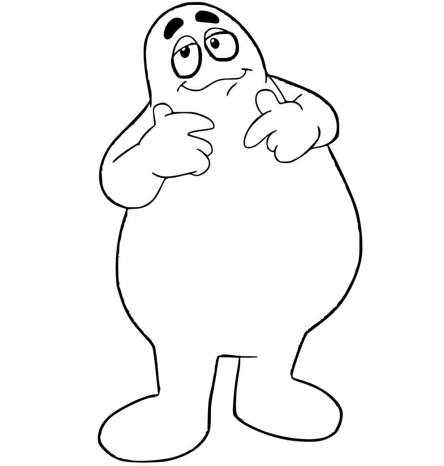Desenhos De Grimace Feliz Para Colorir