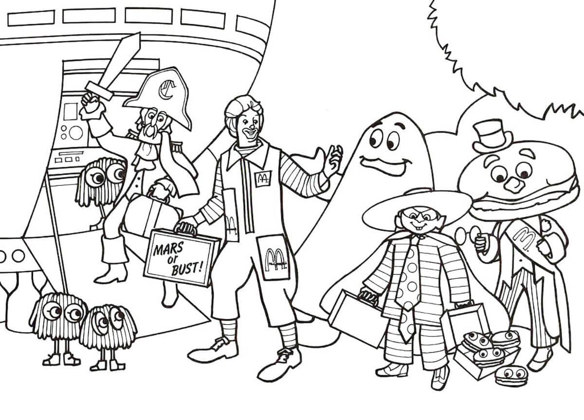 Desenhos De Grimace Imprimivel Para Colorir