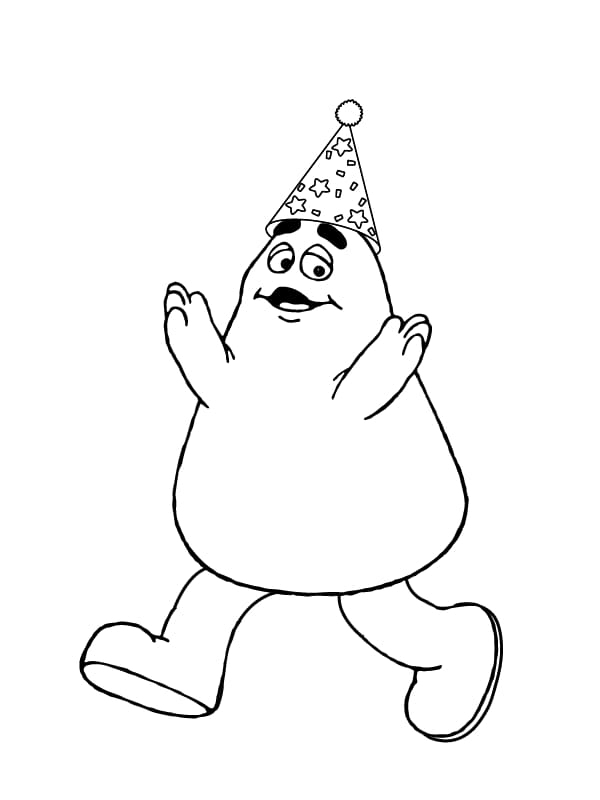 Desenhos De Grimace Para crianças De 3 Anos Para Colorir