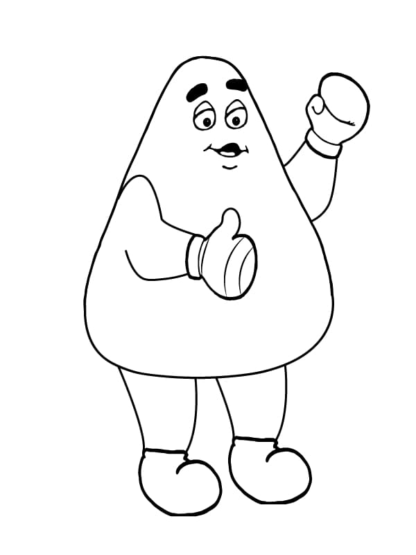 Desenhos De Grimace Para crianças De 5 Anos Para Colorir