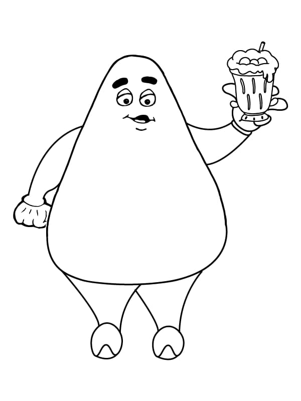 Desenhos De Grimace Shake Para Colorir