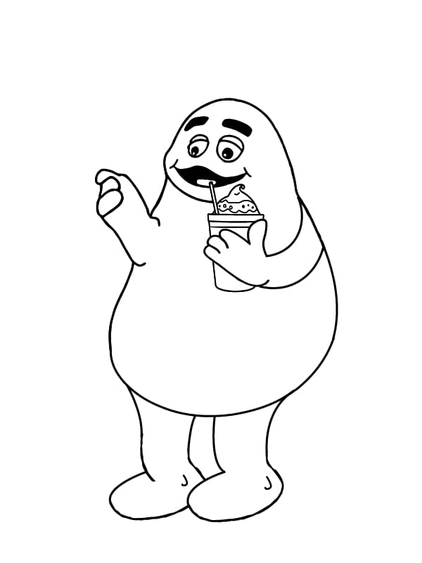 Desenhos De Imagem De Grimace Para Colorir