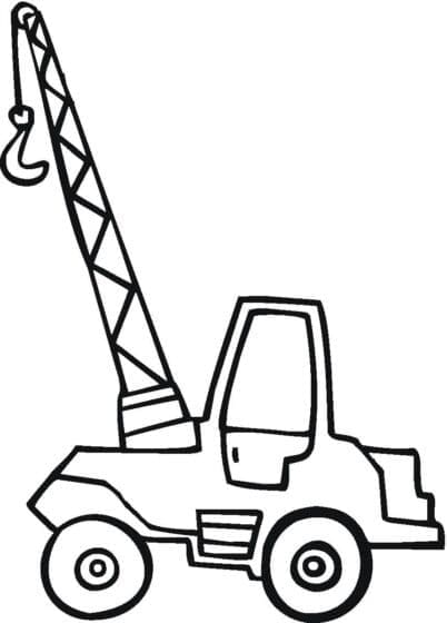 Desenho De Guindaste grátis Para crianças Para Colorir