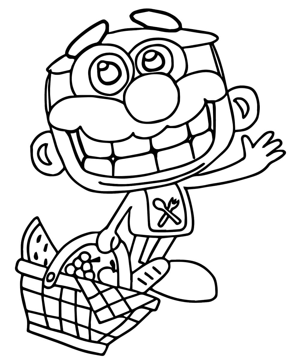 Desenho De Imagem De josé comilão Para Colorir