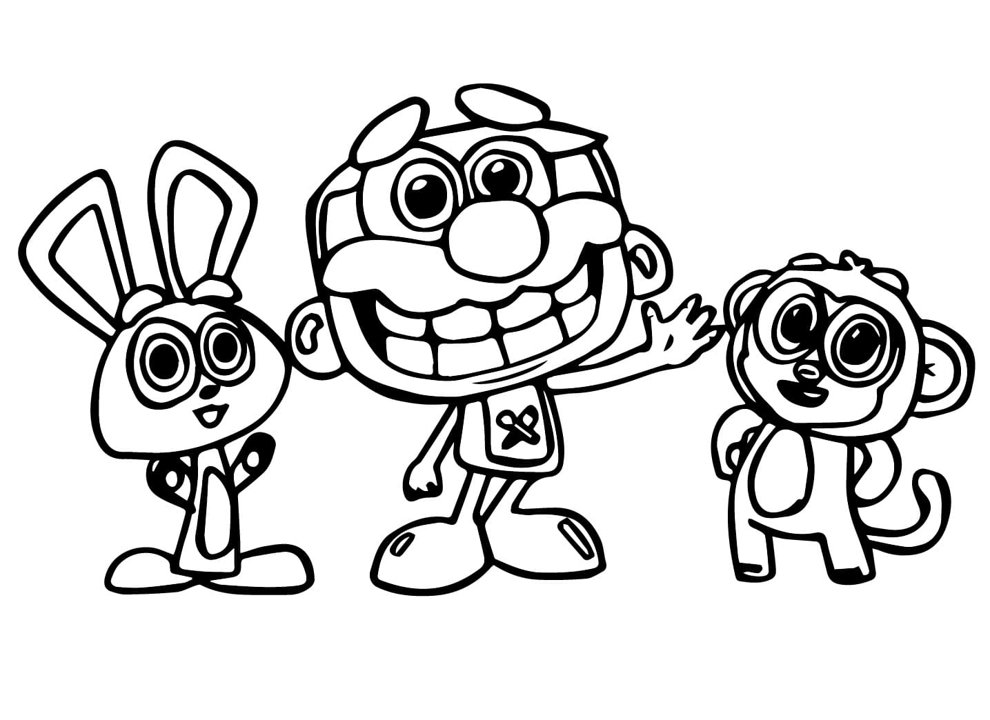 Desenho De Personagens De josé comilão Para Colorir