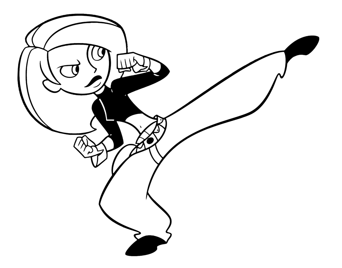 Kim Possible para Colorir