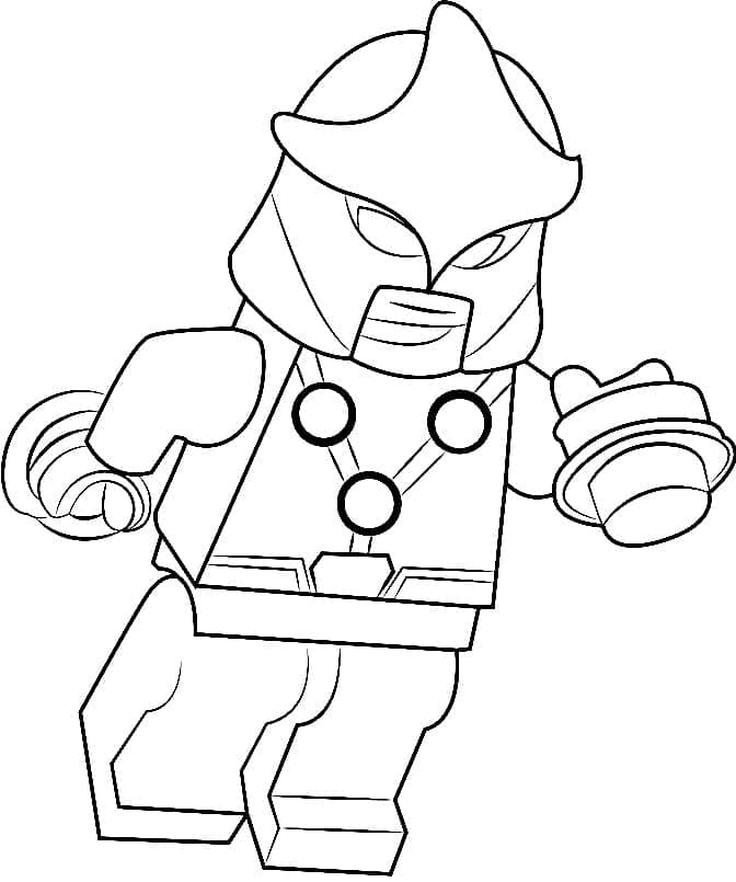 Desenho de Lego Nova para Colorir