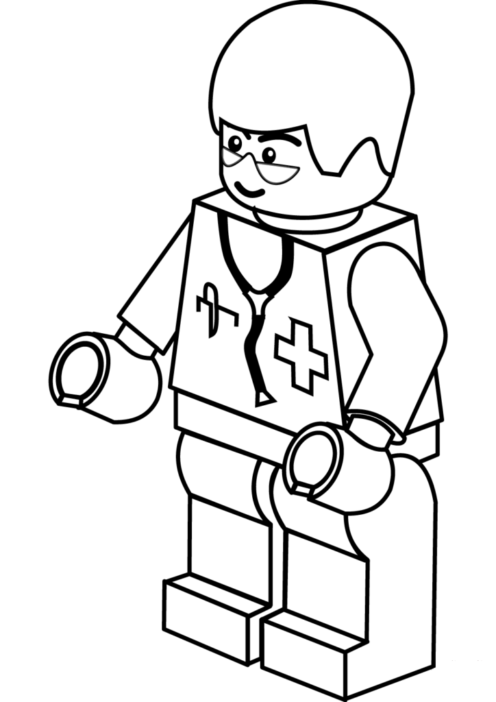 Desenho de Lego Médico