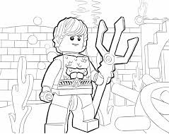 Desenho Lego do Aquaman para Colorir de Graça
