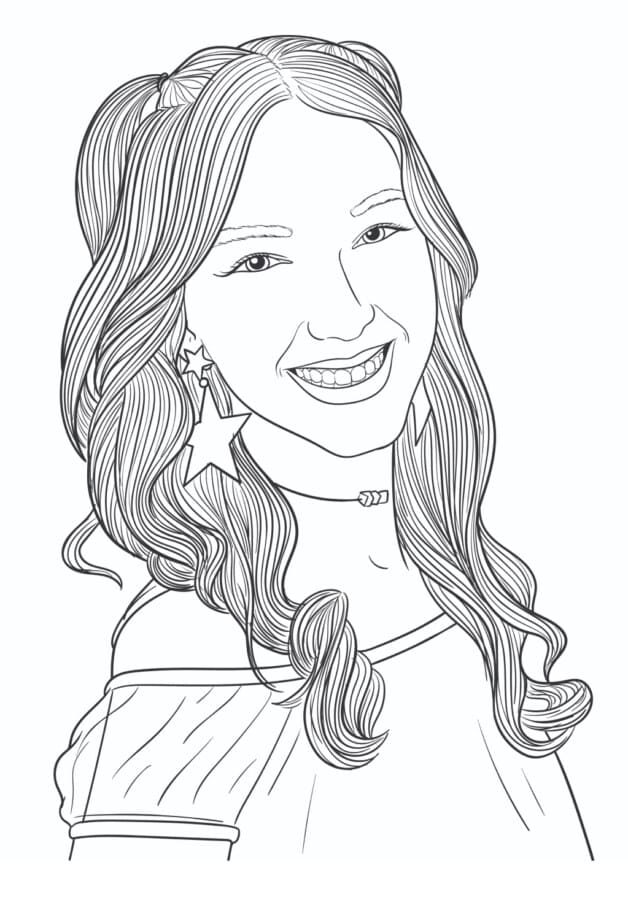 Desenho de Luluca Adorável para Colorir Desenho de Luluca Adorável para Colorir