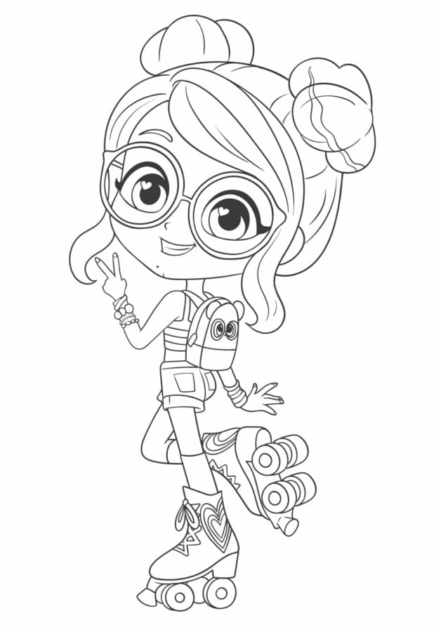 Desenho De Luluca Para crianças Para Colorir
