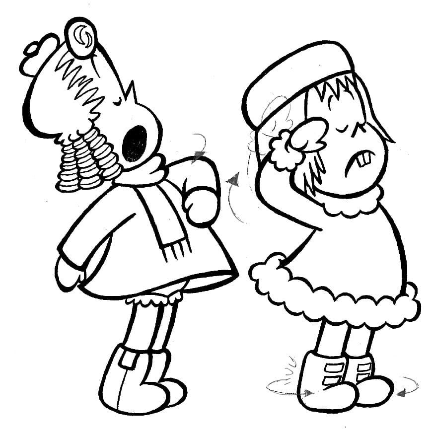 Luluzinha para Colorir