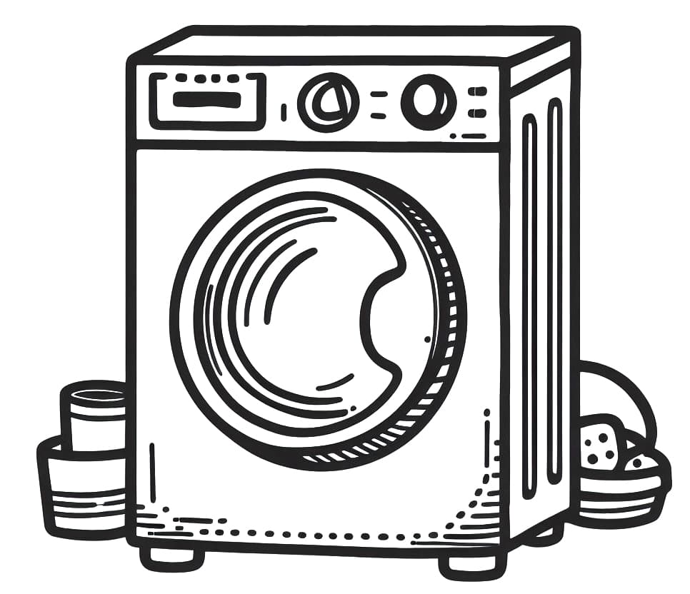 Máquina de Lavar para Colorir