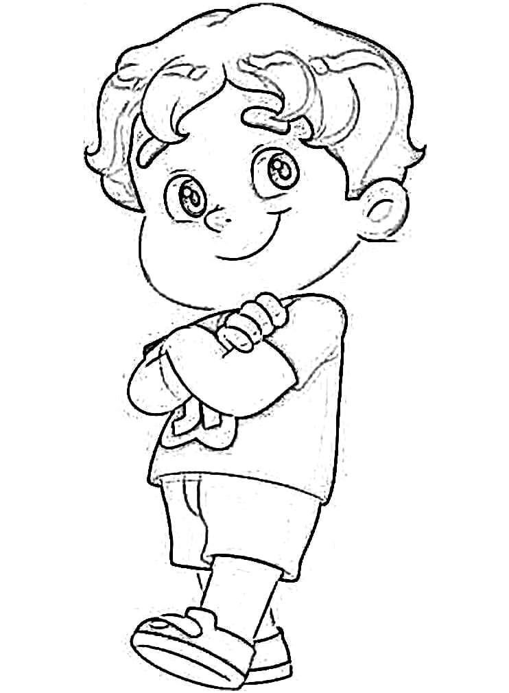 Desenho Imprimivel de Maria Clara e Jp para Colorir