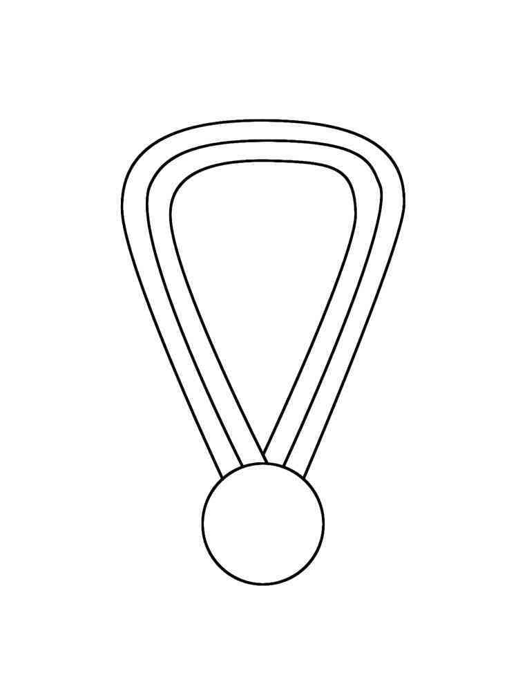 Medalha para Colorir