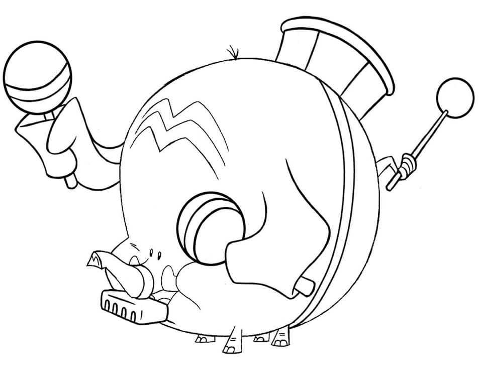 Desenho Golias Meu Amigaozao Para Colorir