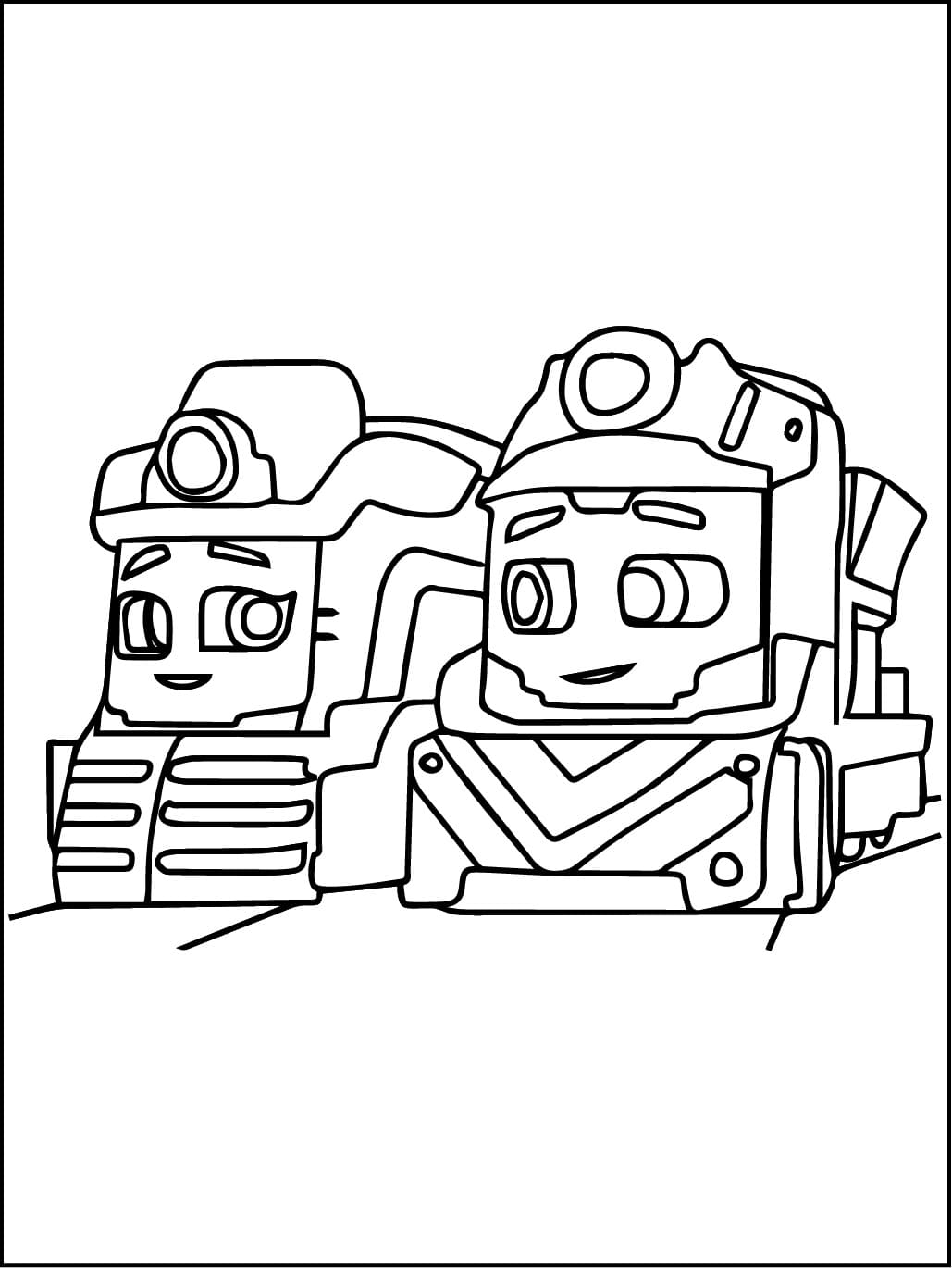 Desenho De grátis Mighty Express Para crianças Para Colorir