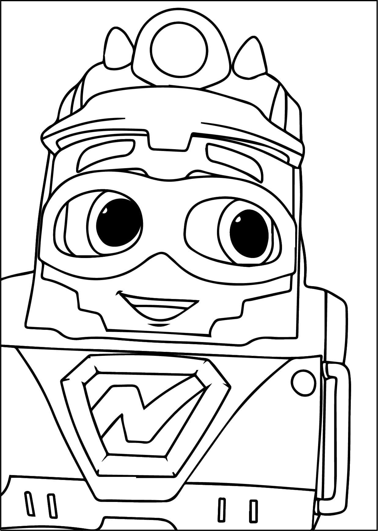 Desenho De Imprimivel Mighty Express Para Colorir