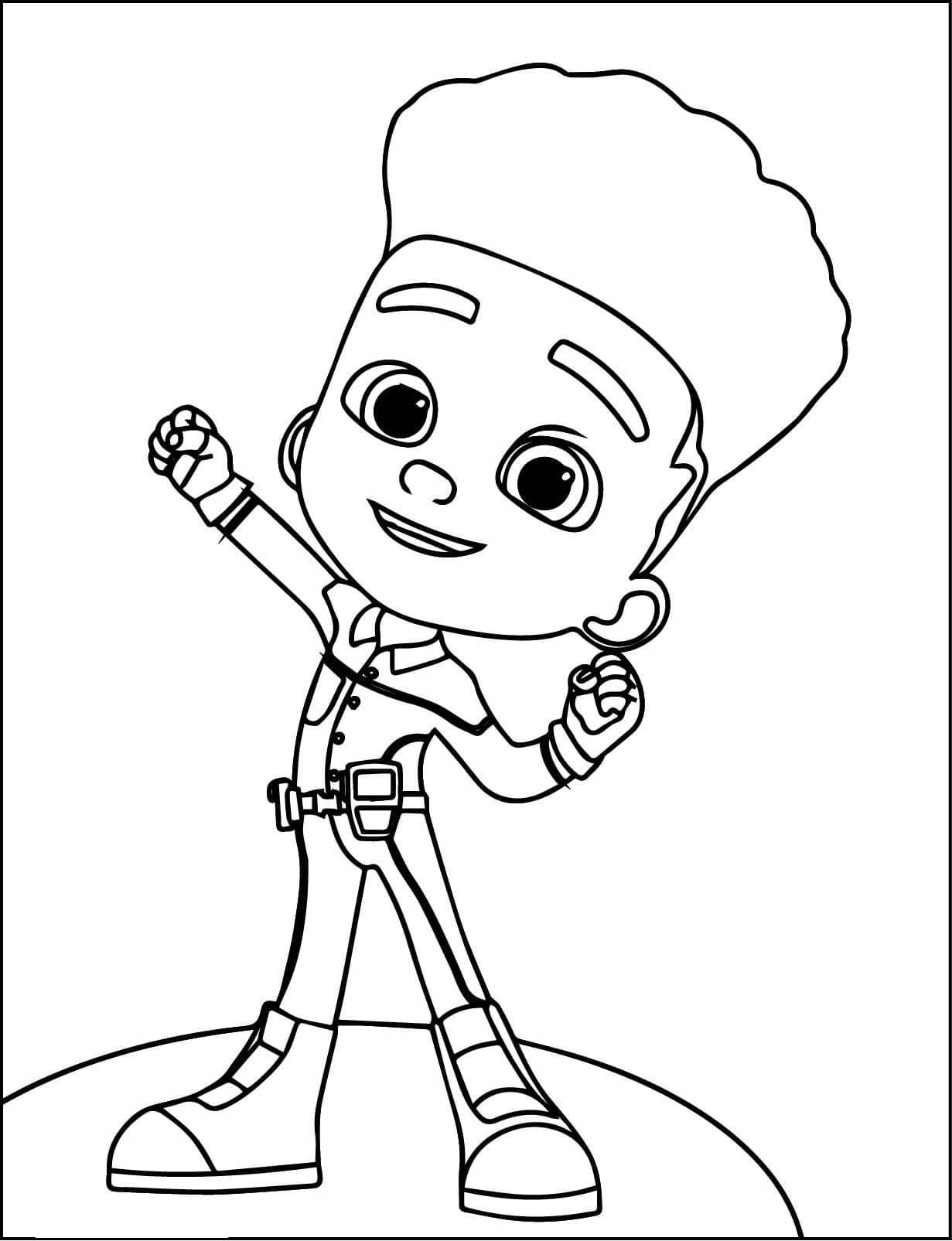 Desenho De Max Mighty Express Para Colorir