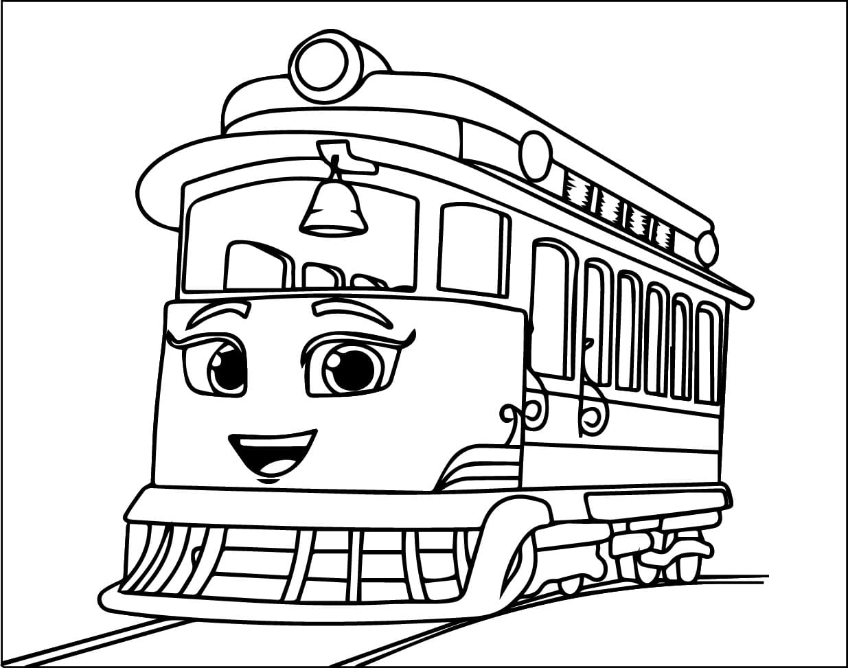 Mighty Express para Colorir