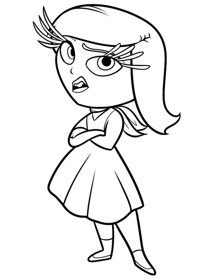 Desenho Nojinho De Divertida Mente 1 Para Colorir
