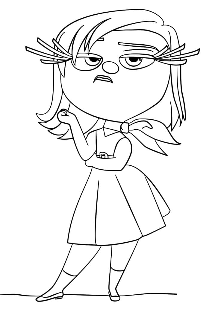 Desenho Nojinho De Divertida Mente Para Colorir