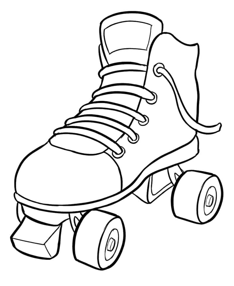 Patins para Colorir