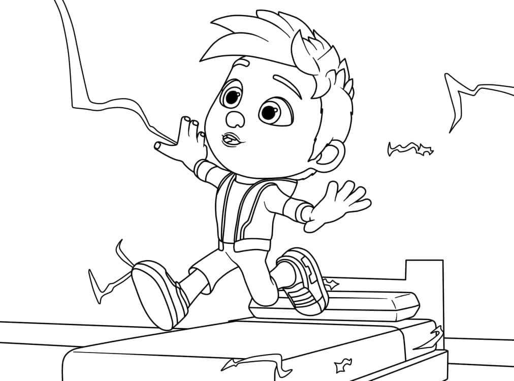 Desenho De Patrulheiros Em ação Watts Para Colorir