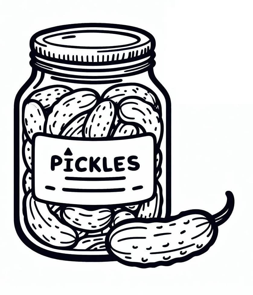 Picles para Colorir